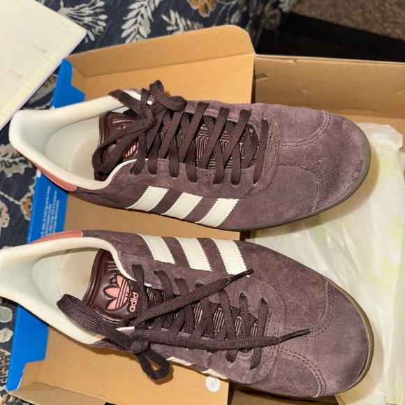 adidas Women's Sneakers - Brown and Pink - Picture 2 of 3